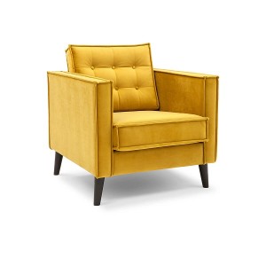 yellow comfy chair